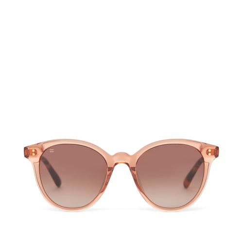 Aaryn Apricot Handcrafted Sunglasses Front View