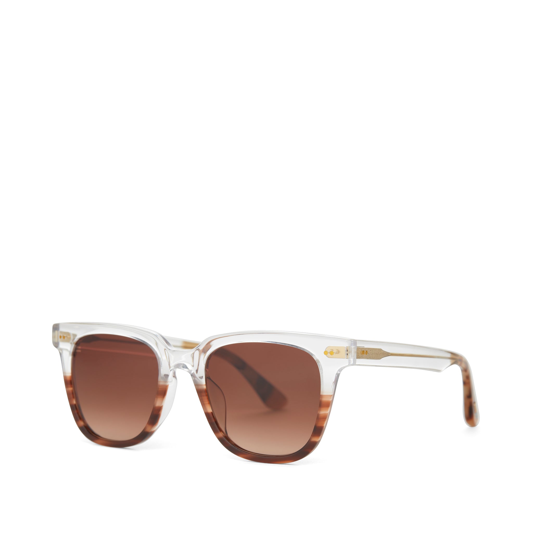 Memphis 301 Mocha Fade Handcrafted Sunglasses Side View