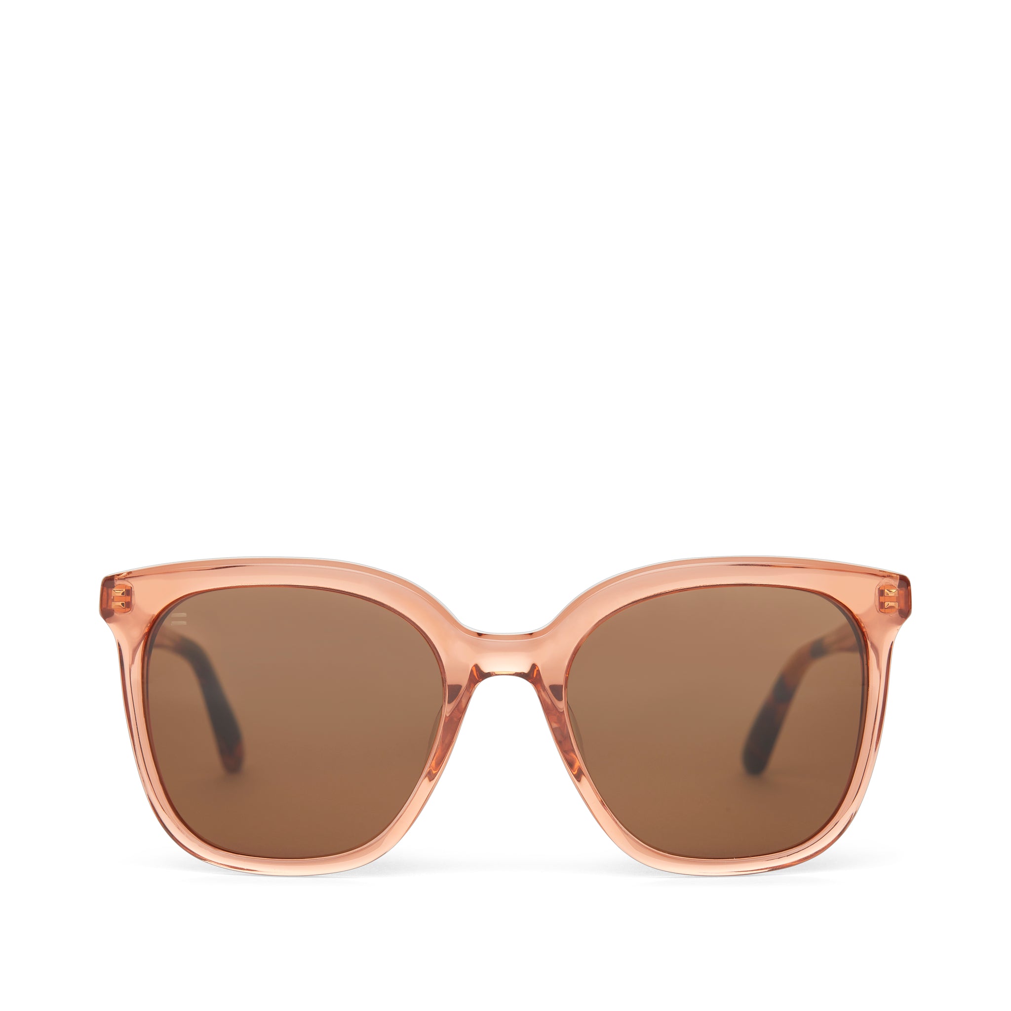 Unisex Charmaine Apricot Brown Sunglass