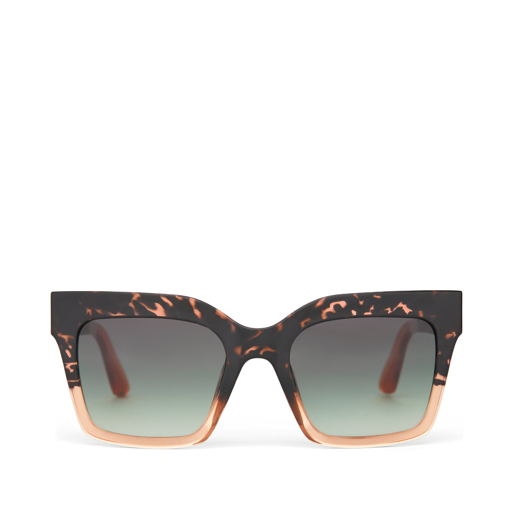Adelaide Tortoise Apricot Fade Traveler Sunglasses Front View