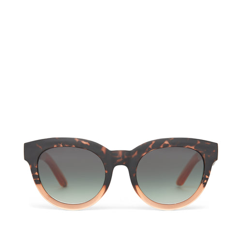 Florentin Blonde Tortoise Apricot Fade Traveler Sunglasses Front View