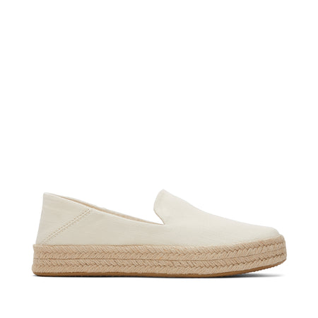 TOMS Natural Twill Espadrille Shoes