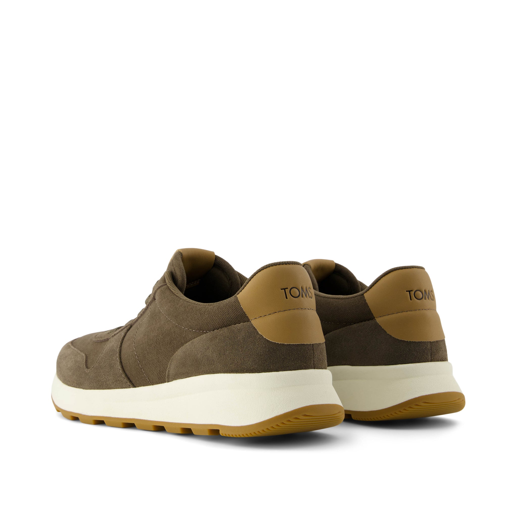 TRVL Lite Retro Runner Olive Water Repellent Sneaker – TOMS.com
