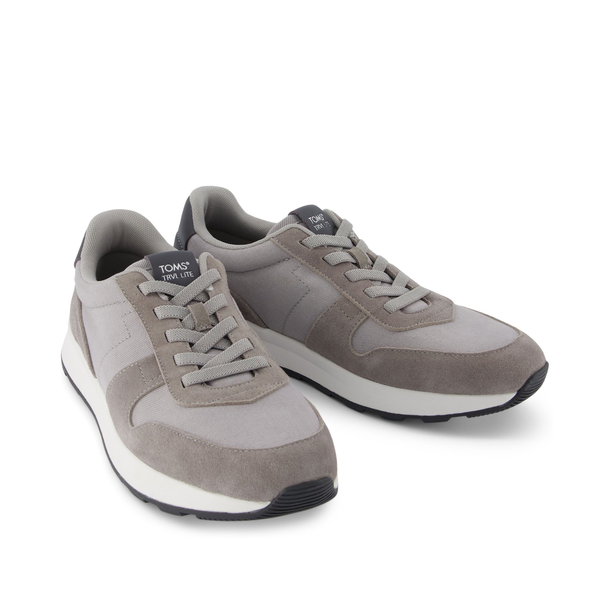 もふりん　グレー TRVL Lite Retro Runner Grey Water Repellent Sneaker – TOMS.com