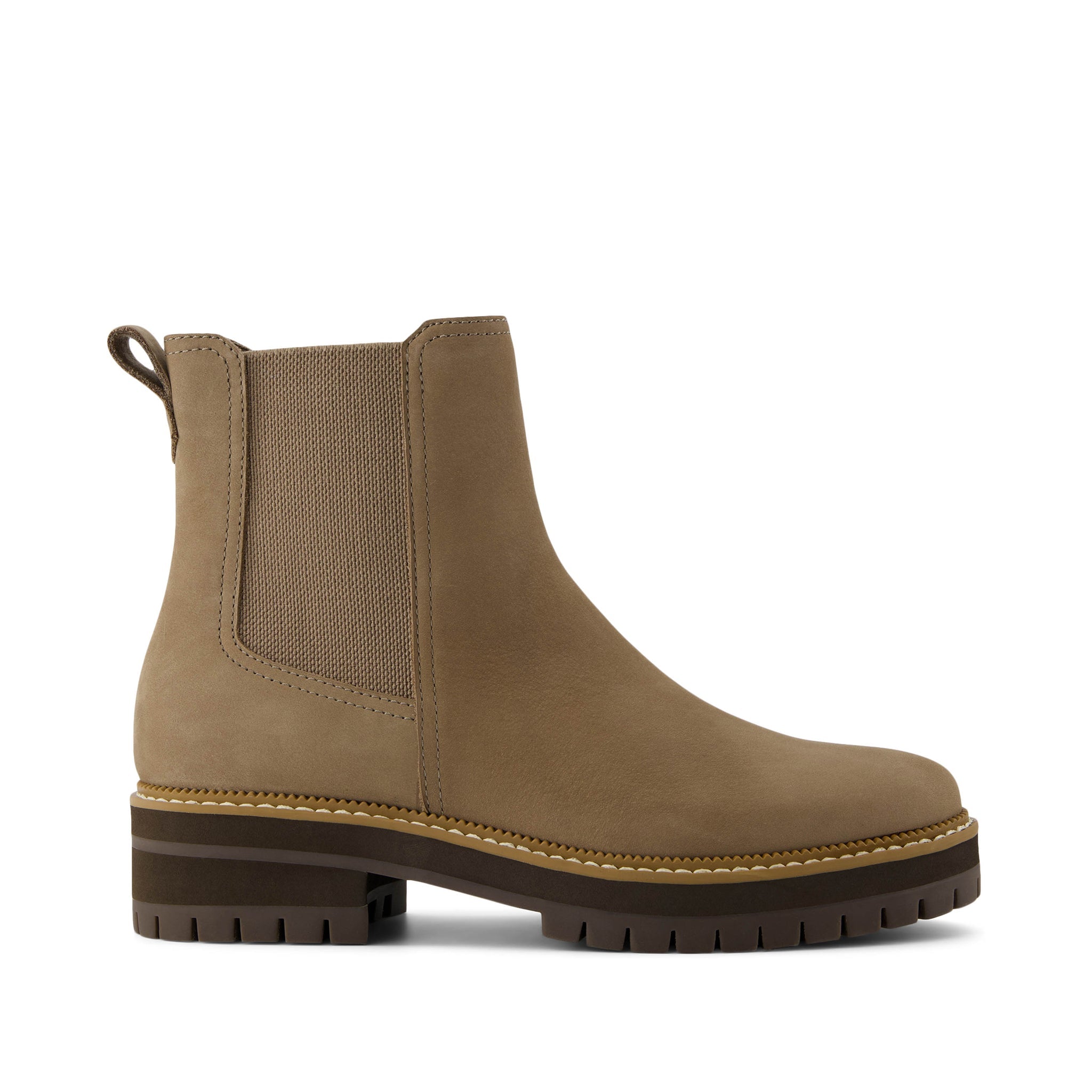 Bennet Boot - Water Resistant Dune Nubuck Leather Side View