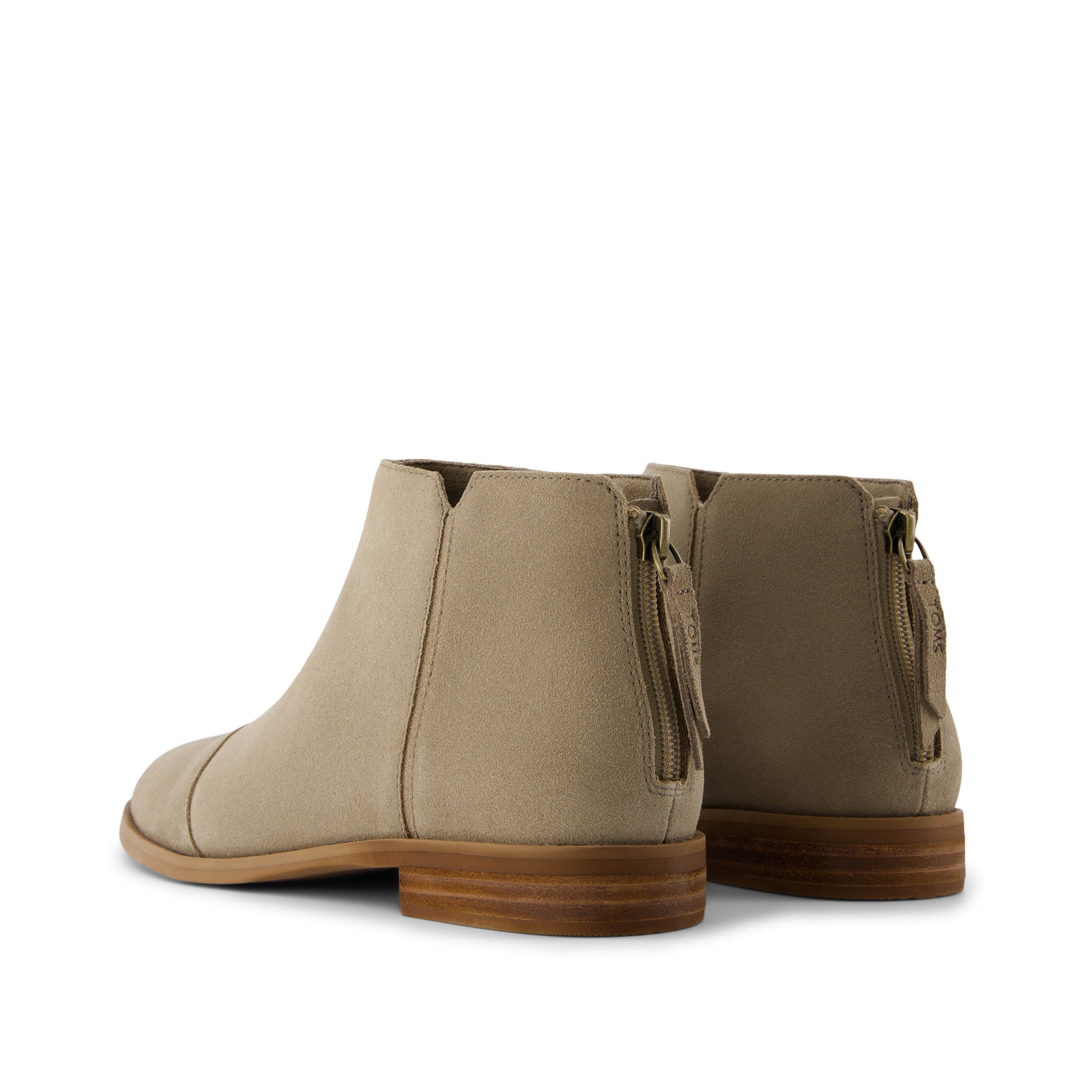 Rylie Natural Suede Boot Back View