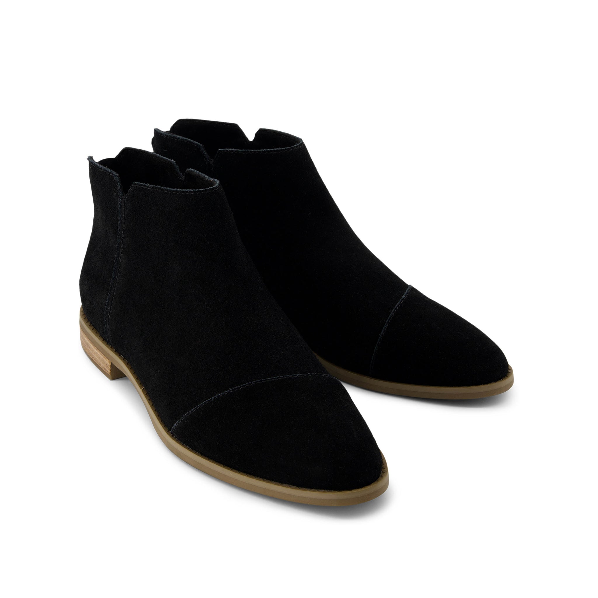 Rylie Black Suede Boot Front View