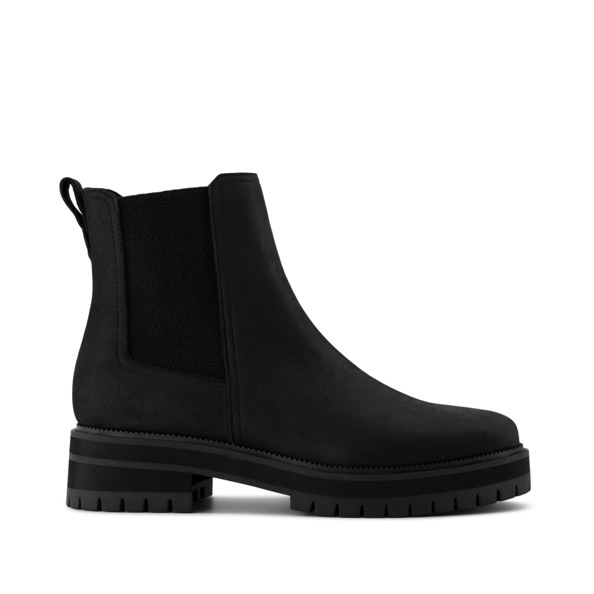 Bennet All Black Water Resistant Leather Boot – TOMS.com