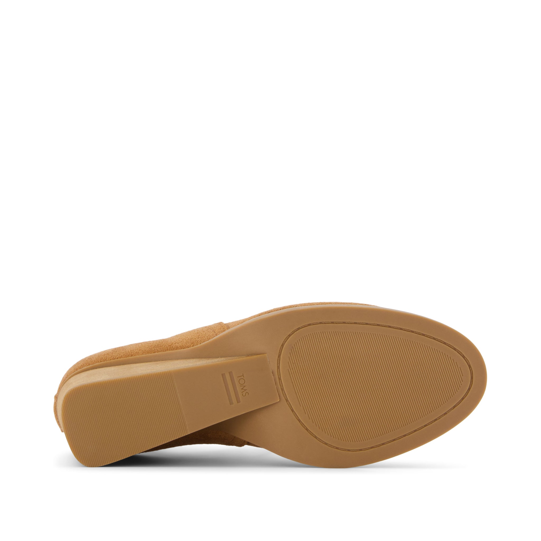 Gwen Brown Suede Wedge Boot Bottom Sole View
