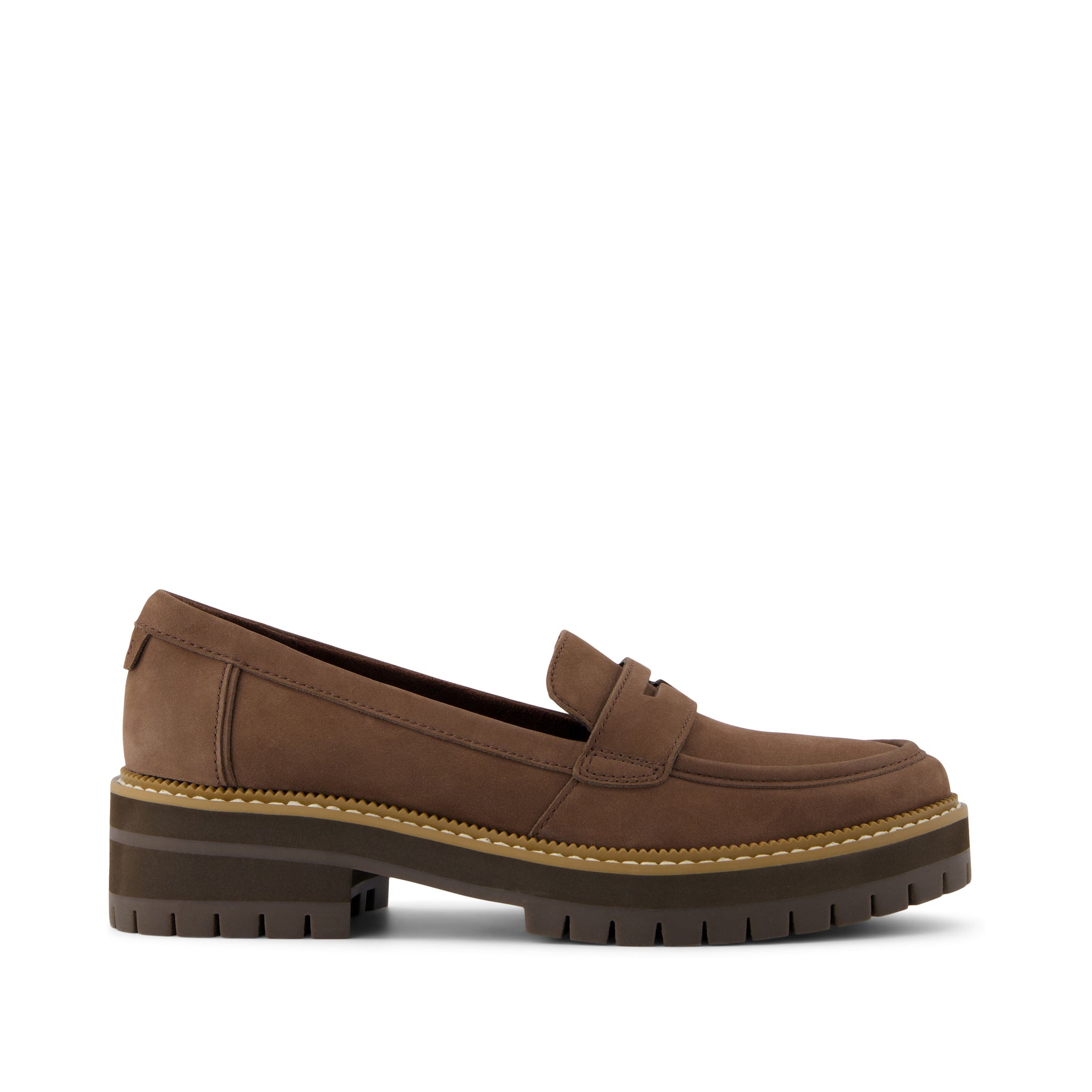 TOMS Women's Cara Dark Leather Loafer, Brown, Size 5