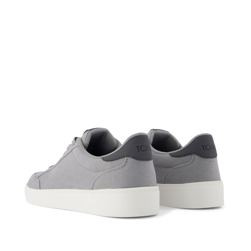 TRVL LITE Rio Grey Vintage Twill Sneaker Back View