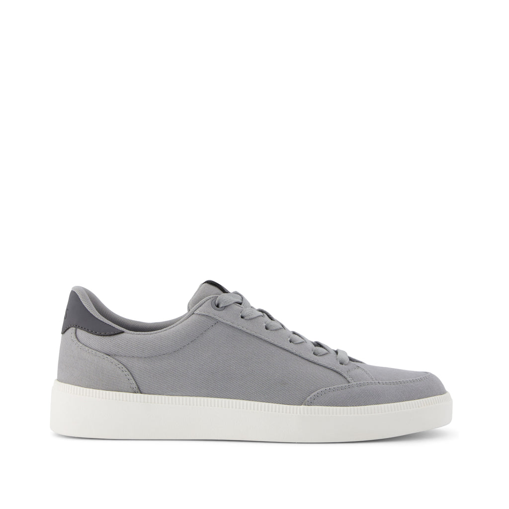 TRVL LITE Rio Grey Vintage Twill Sneaker Side View