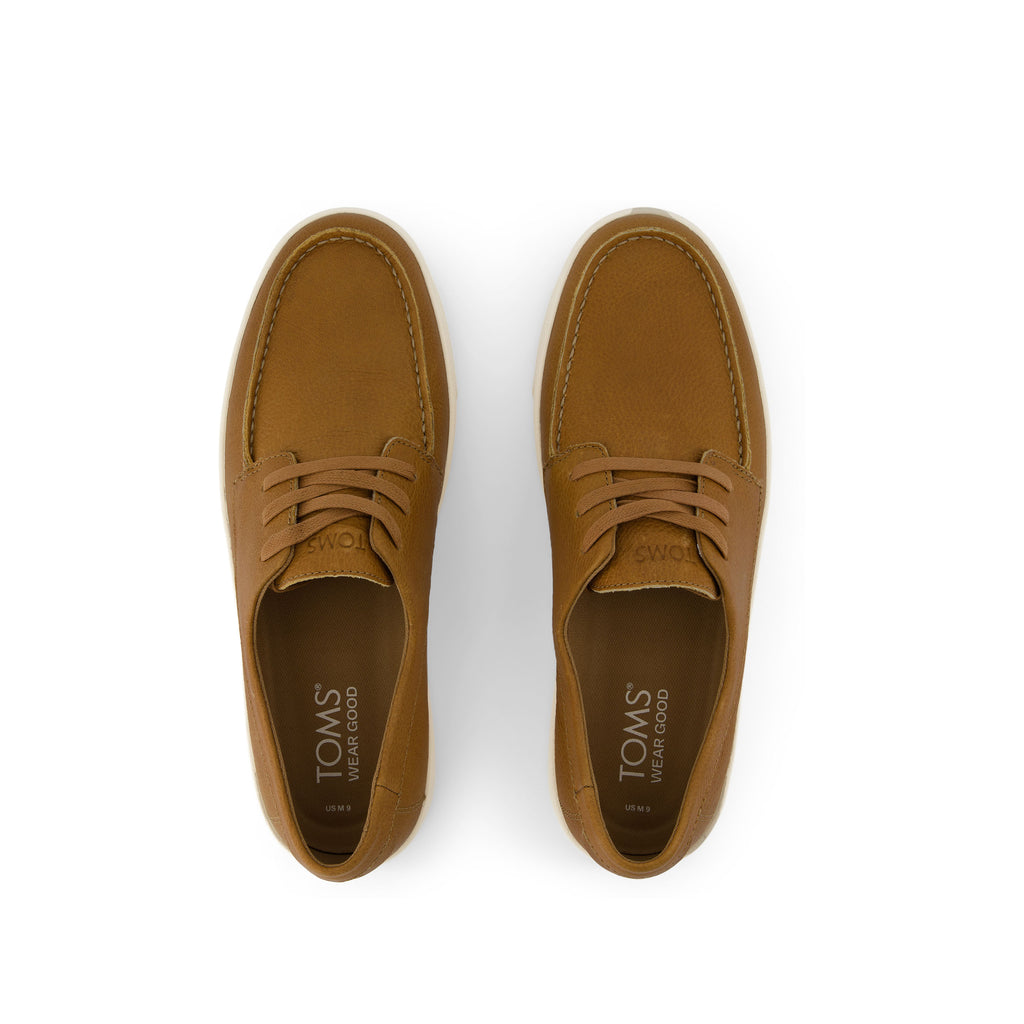 TRVL LITE London Tan Leather Loafer Top View