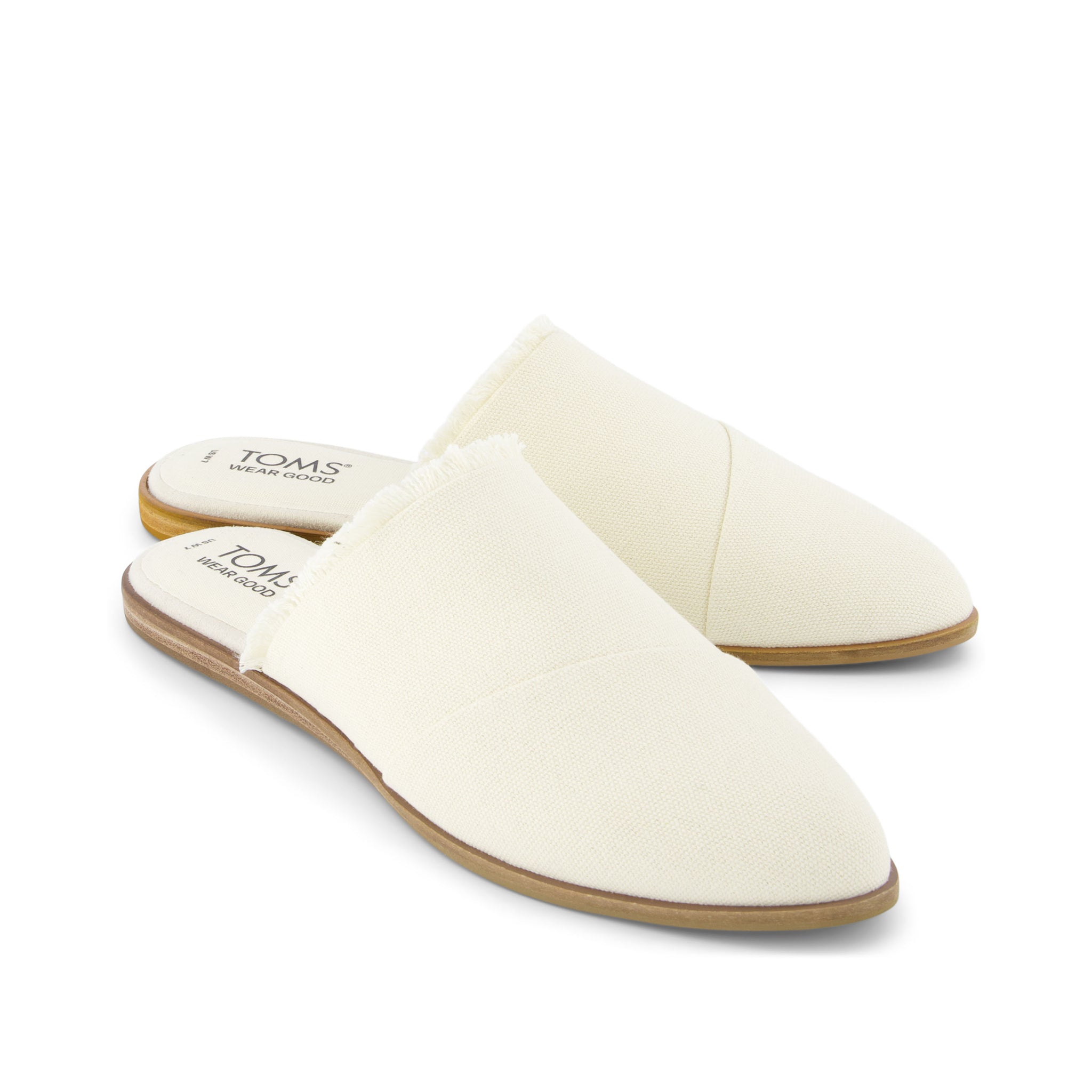 Jade Natural Fringe Canvas Flat Front View