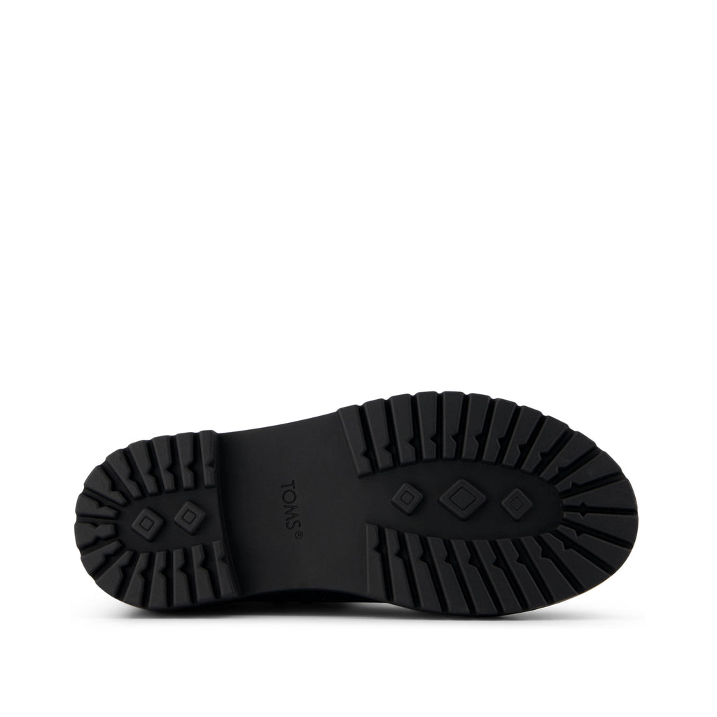 Bennet Kids Boot - Black Nubuck PU Bottom Sole View