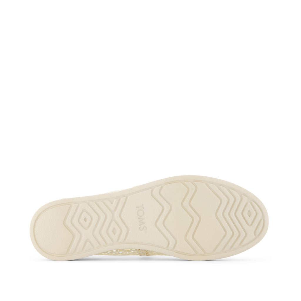 Alpargata Plus Natural Moroccan Crochet Bottom Sole View