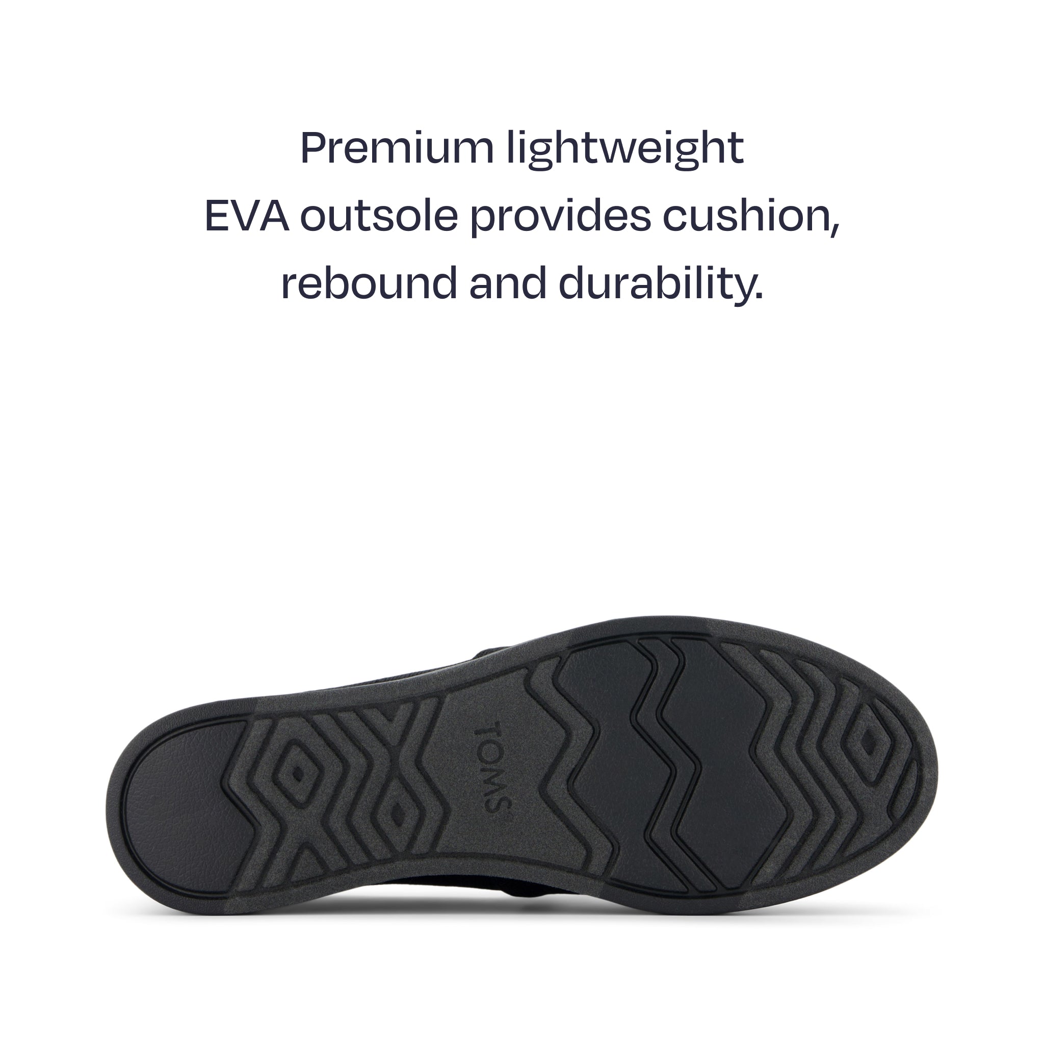 alpargata plus sole view - premium lightweight outsole for cushion and durability