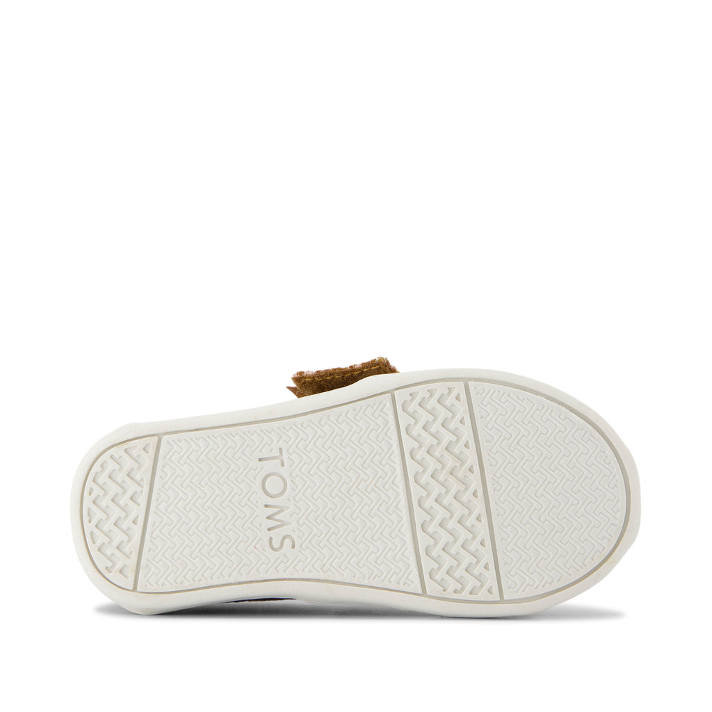 Alpargata Golden Honey Floral Brocade Toddler Shoe Bottom Sole View