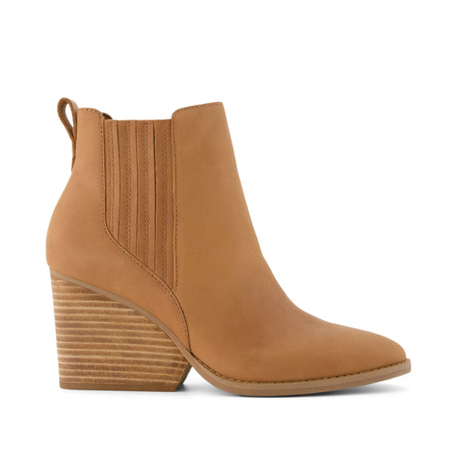 Noa Ankle Boot - Brown Sugar Leather Side View