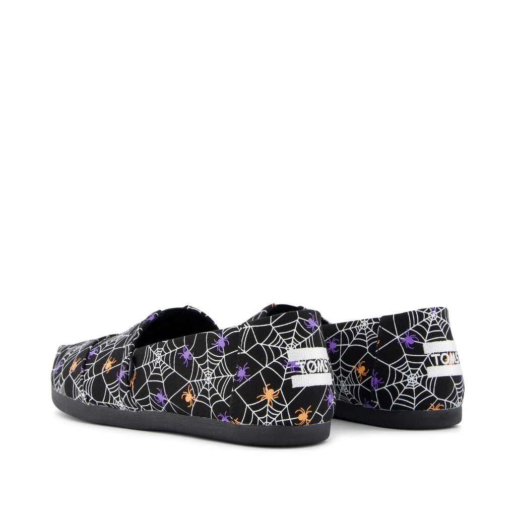 Alpargata Cloudbound - Black Glow In The Dark Spiders Back View