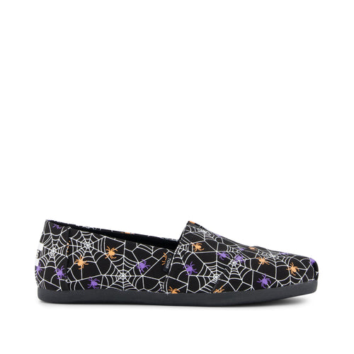 Alpargata Cloudbound - Black Glow In The Dark Spiders Side View