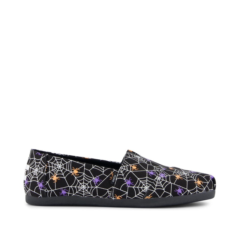 Alpargata Cloudbound - Black Glow In The Dark Spiders Side View