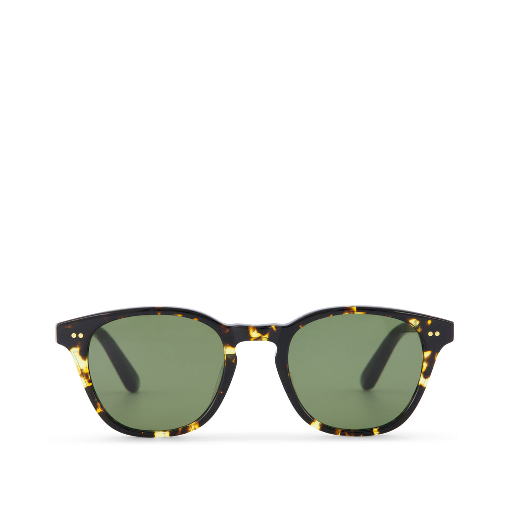 Wyatt Havana Tortoise Handcrafted Sunglasses Front View