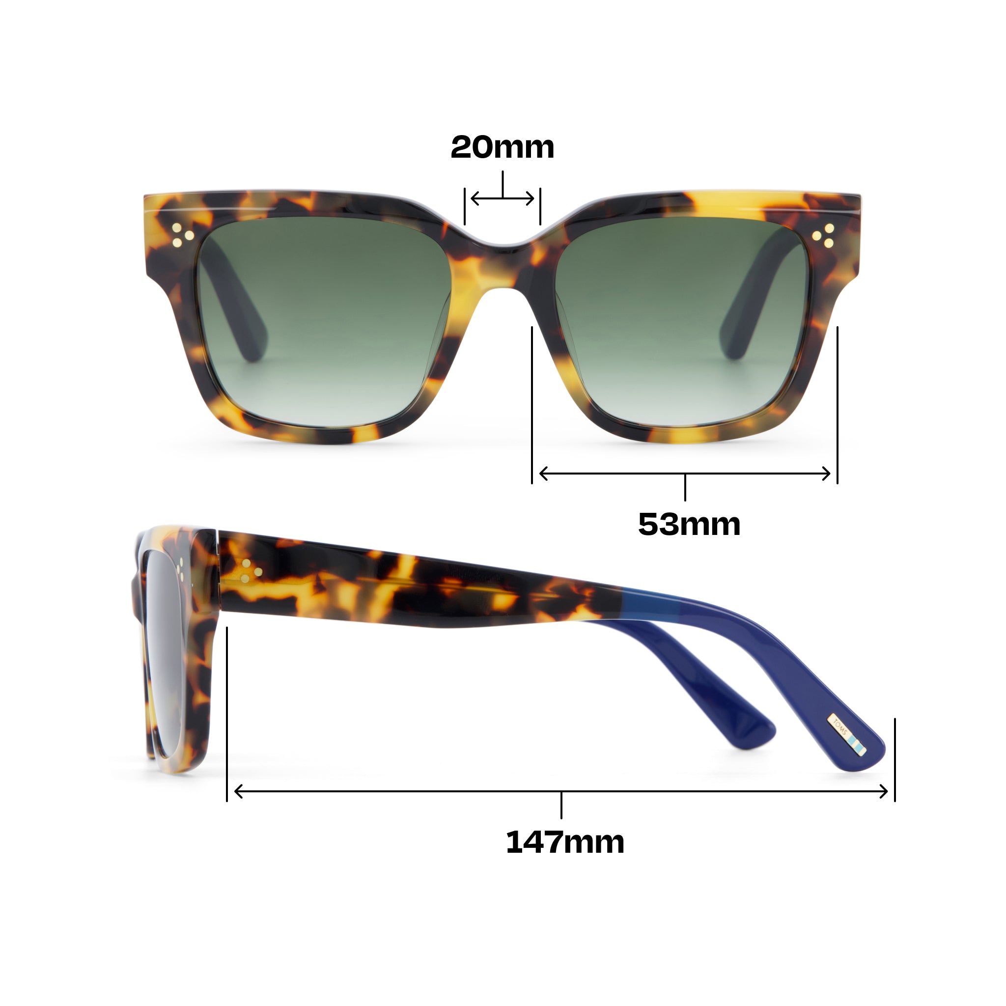 Madison Tortoise Handcrafted Sunglasses – TOMS.com