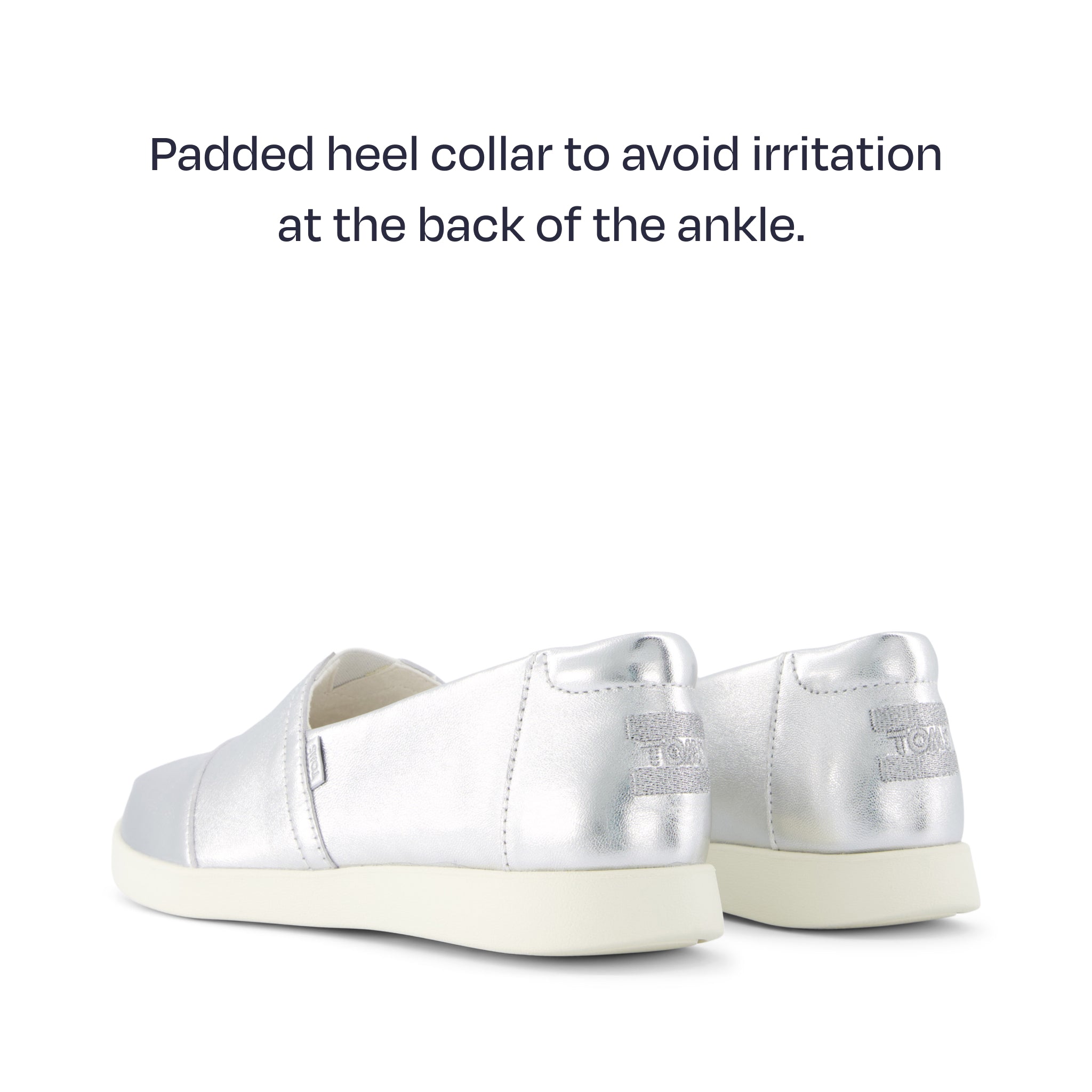 alpargata plus - padded hee collar to avoid irritation at the back of the ankle
