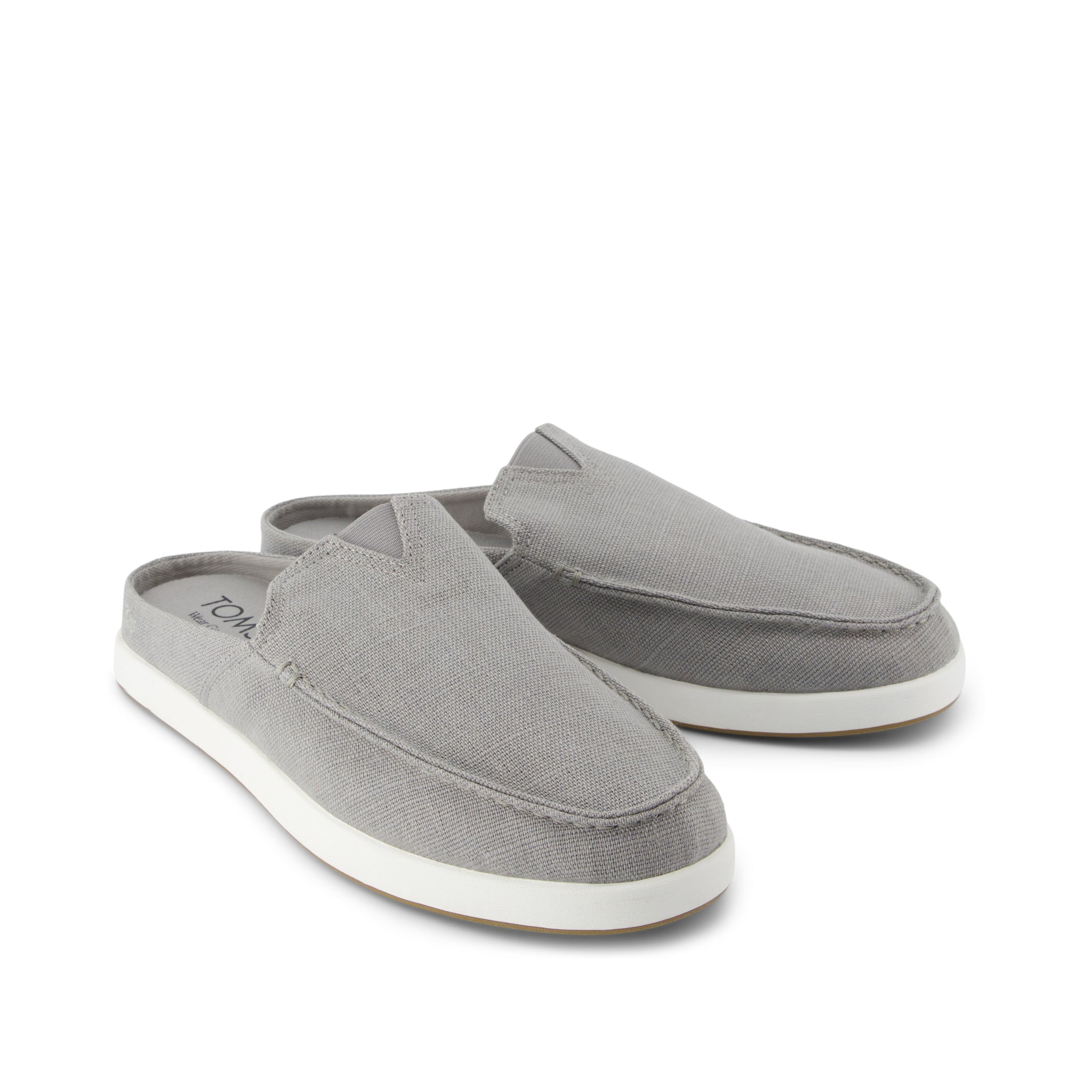 Alonso Mule - Drizzle Grey Heritage Canvas Front View