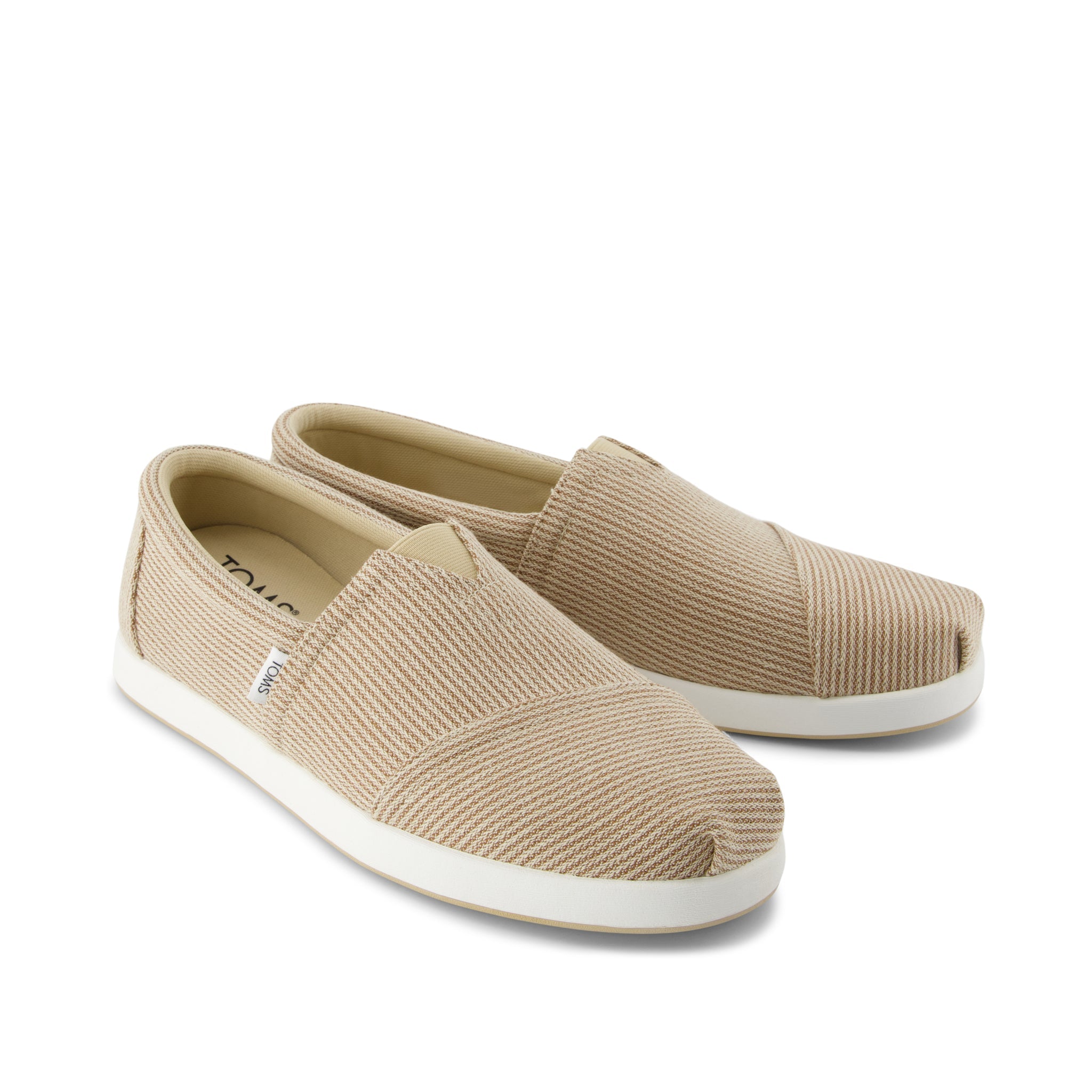 Alp FWD - Almond Subtle Stripe Front View