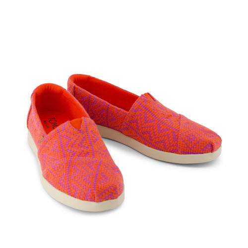 Alpargata Plus - Flame Diamond Global Woven Front View