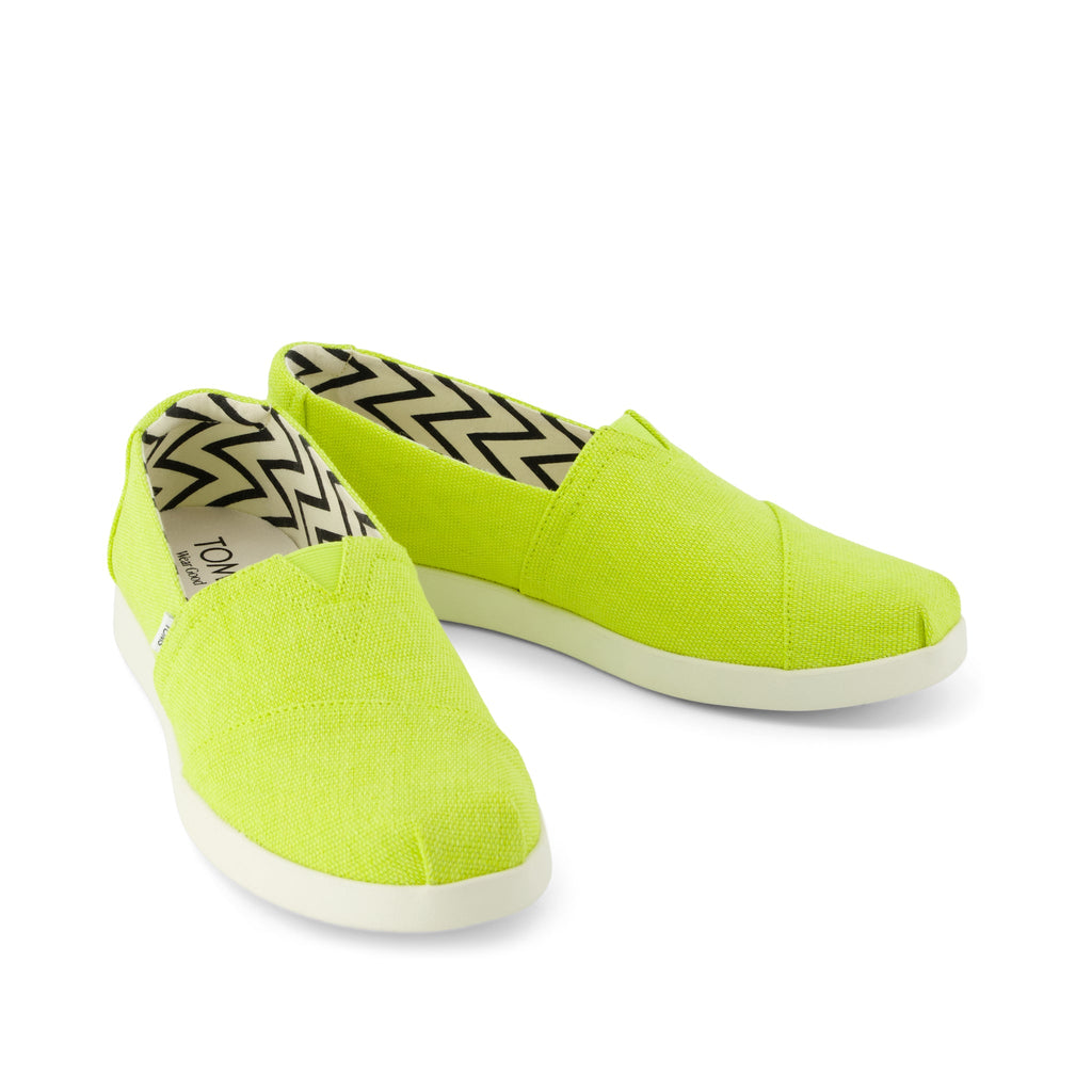 Alpargata Plus - Lime Heritage Canvas Front View