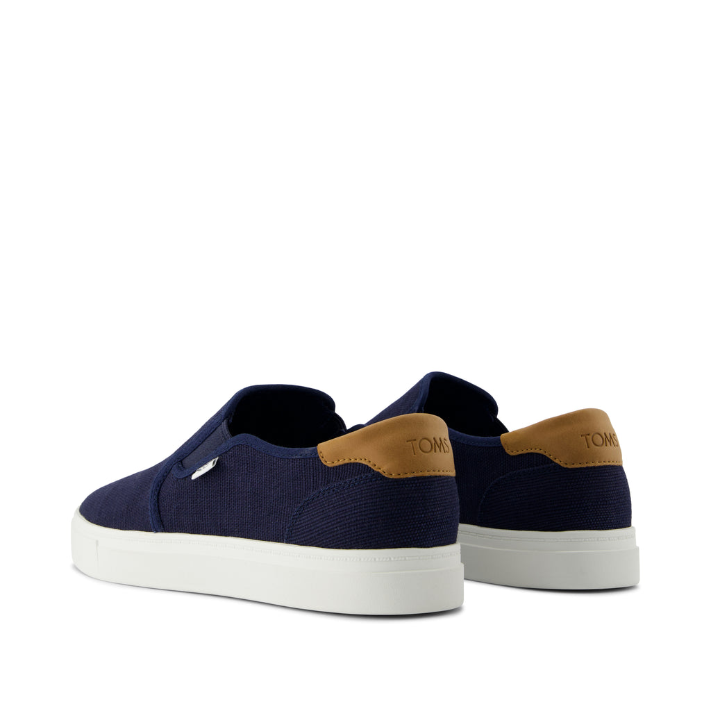 Baja 2.0 Slip On Sneaker - Navy Legacy Canvas Back View