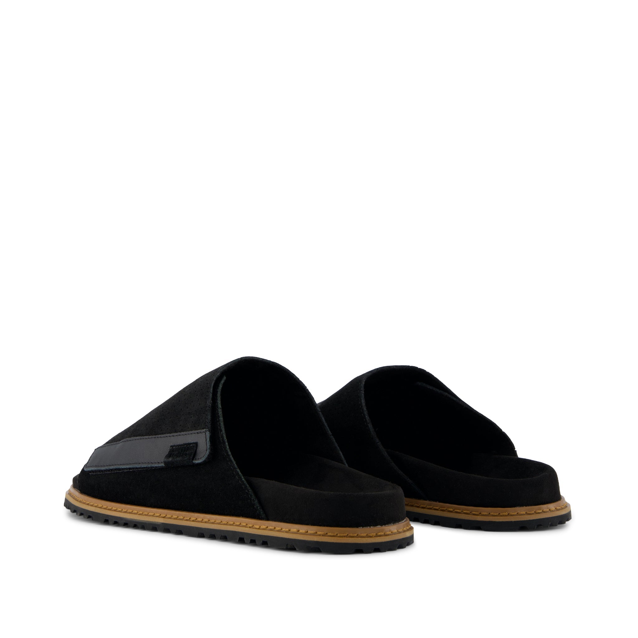 Danilo Slide Sandal Black Perforated Suede – TOMS.com