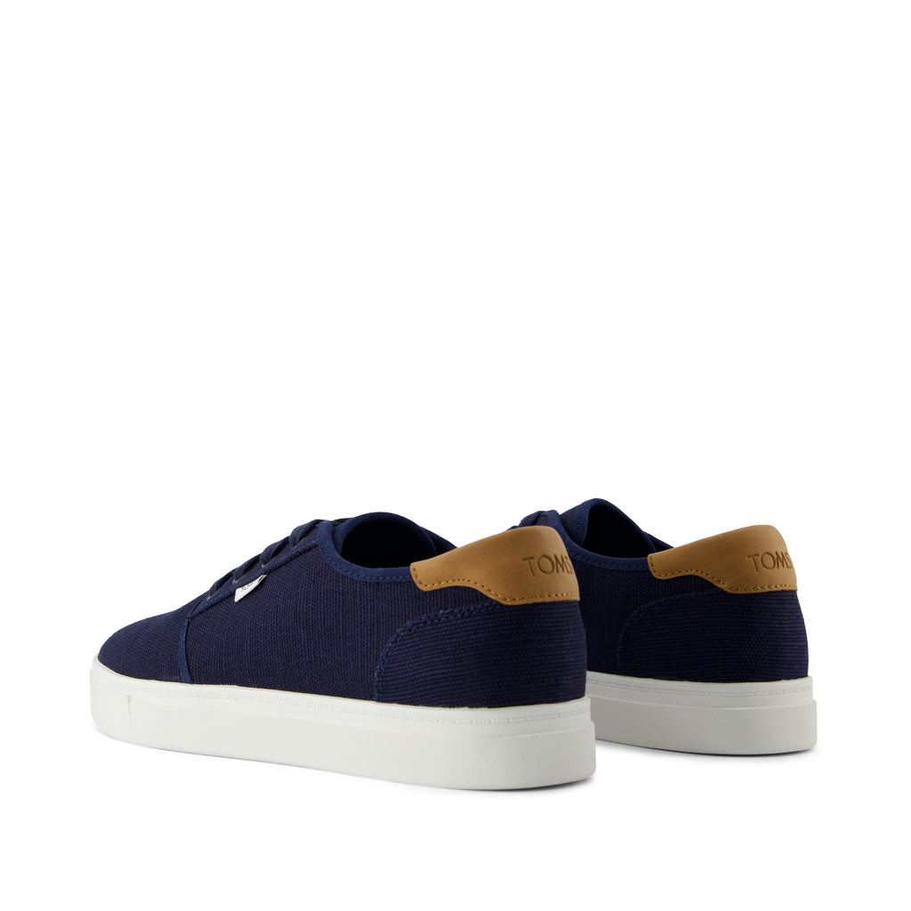 Carlo 2.0 Lace-Up Sneaker - Navy Legacy Canvas Back View