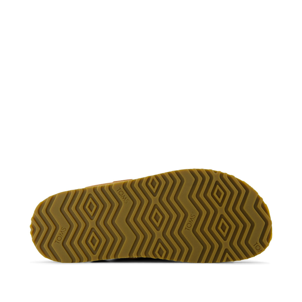 Danilo Slide Sandal - Tan Suede Bottom Sole View