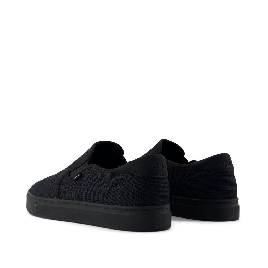 Baja 2.0 Black and Black Legacy Canvas Slip On Sneaker – TOMS.com