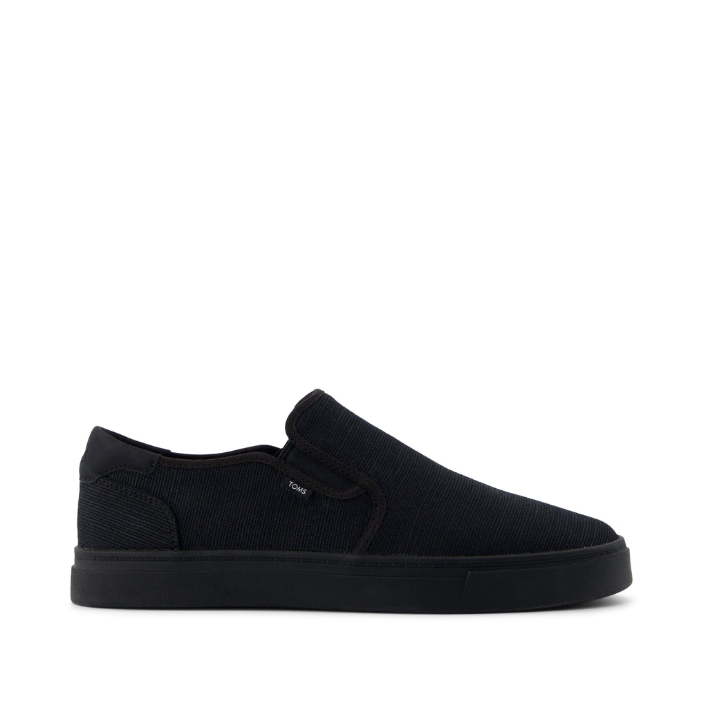 Baja 2.0 Black and Black Legacy Canvas Slip On Sneaker – TOMS.com