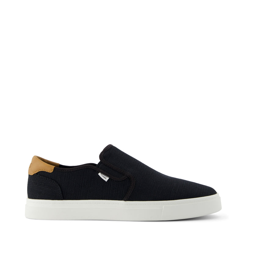 Baja 2.0 Black Legacy Canvas Slip On Sneaker – TOMS.com