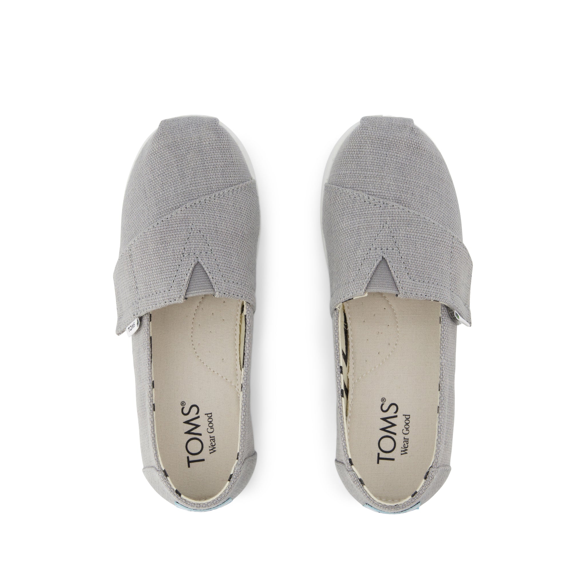 Alpargata Classic Kids Shoe Drizzle Grey Heritage Canvas – TOMS.com
