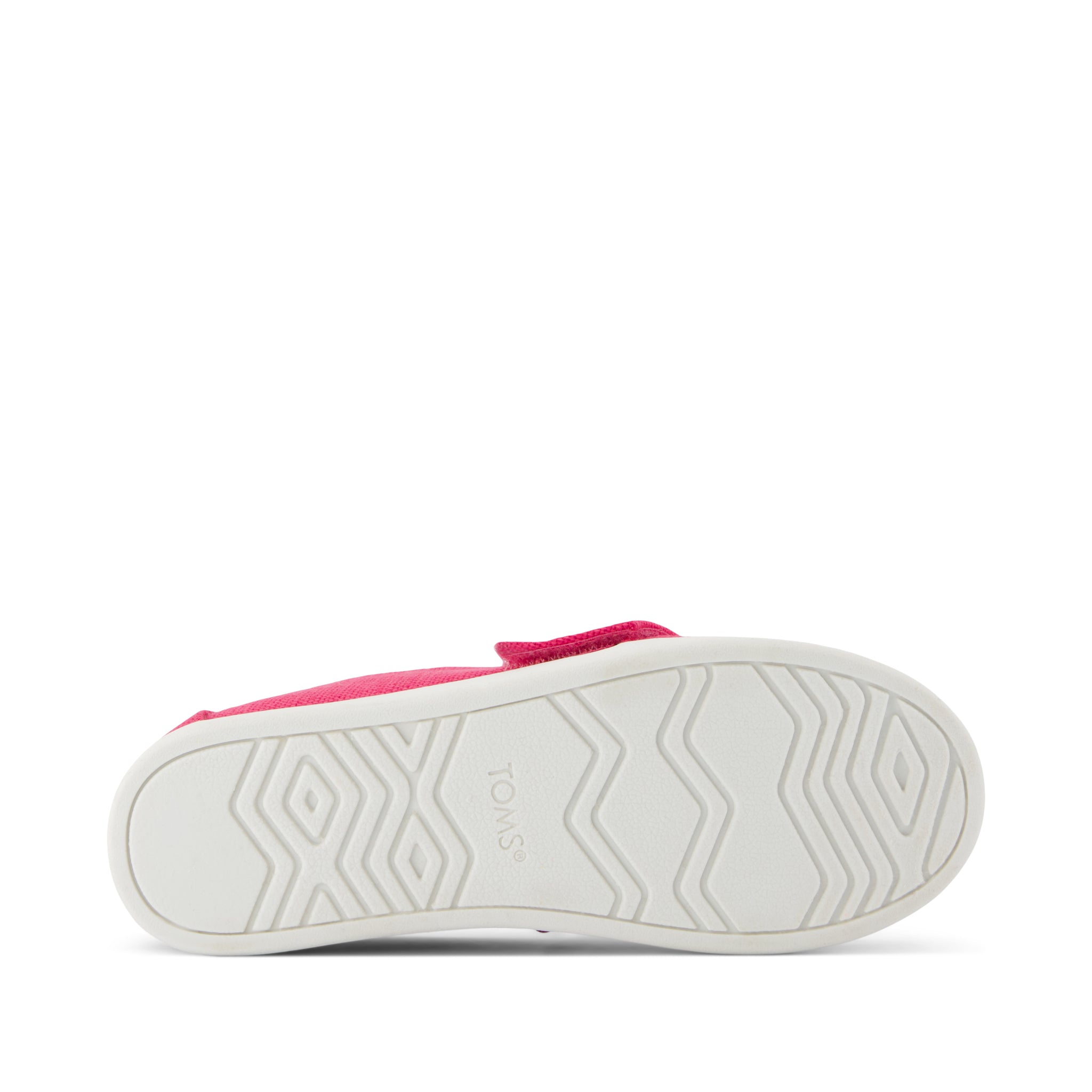 Alpargata Classic Kids Shoe - Fuchsia Heritage Canvas Bottom Sole View