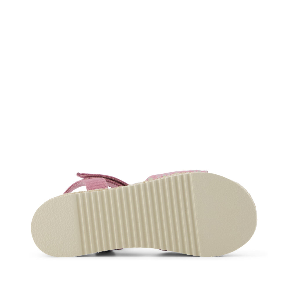Diana Kids Sandal - Cosmic Pink Iridescent Leopard Bottom Sole View