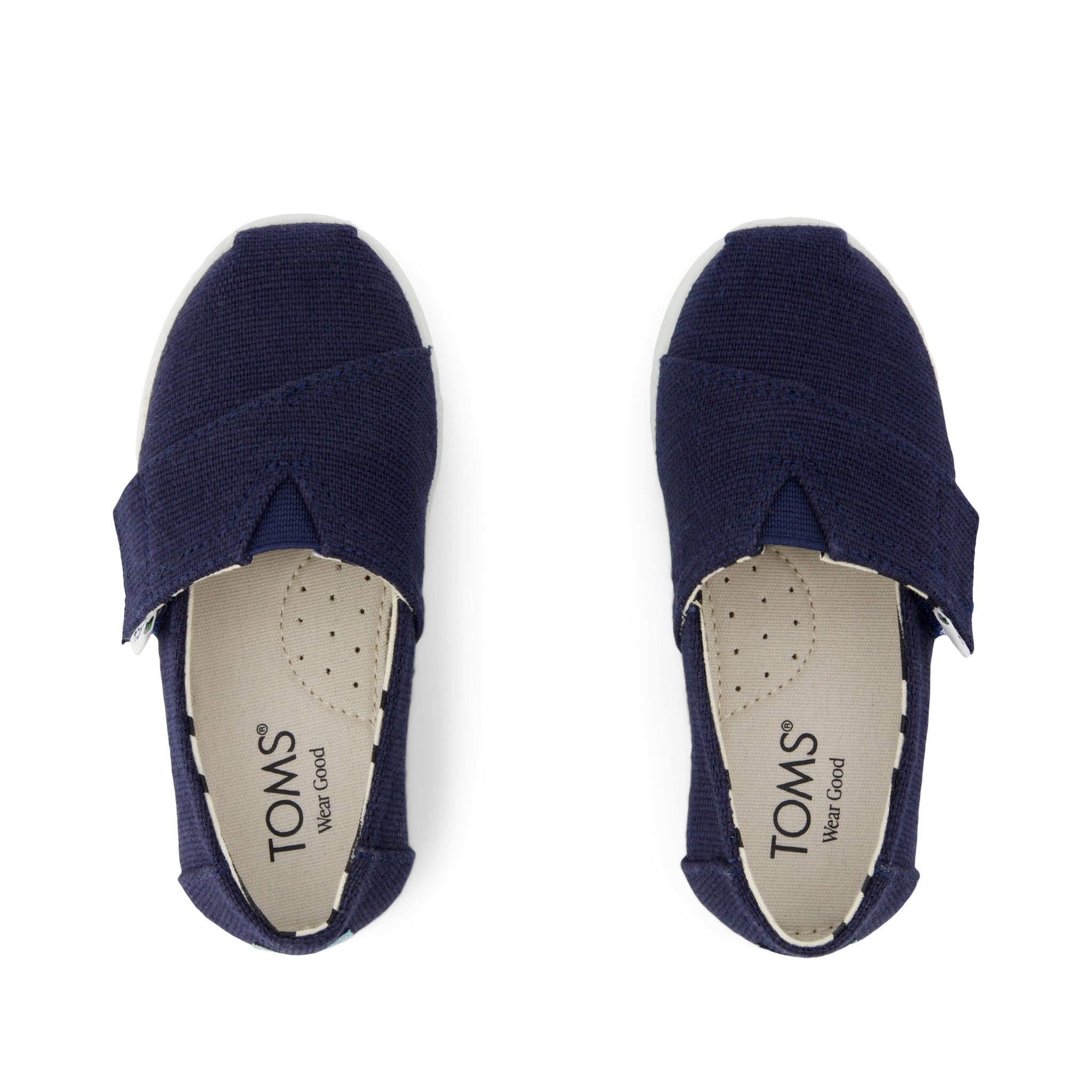 Alpargata Classic Toddler Shoe - Navy Heritage Canvas Top View