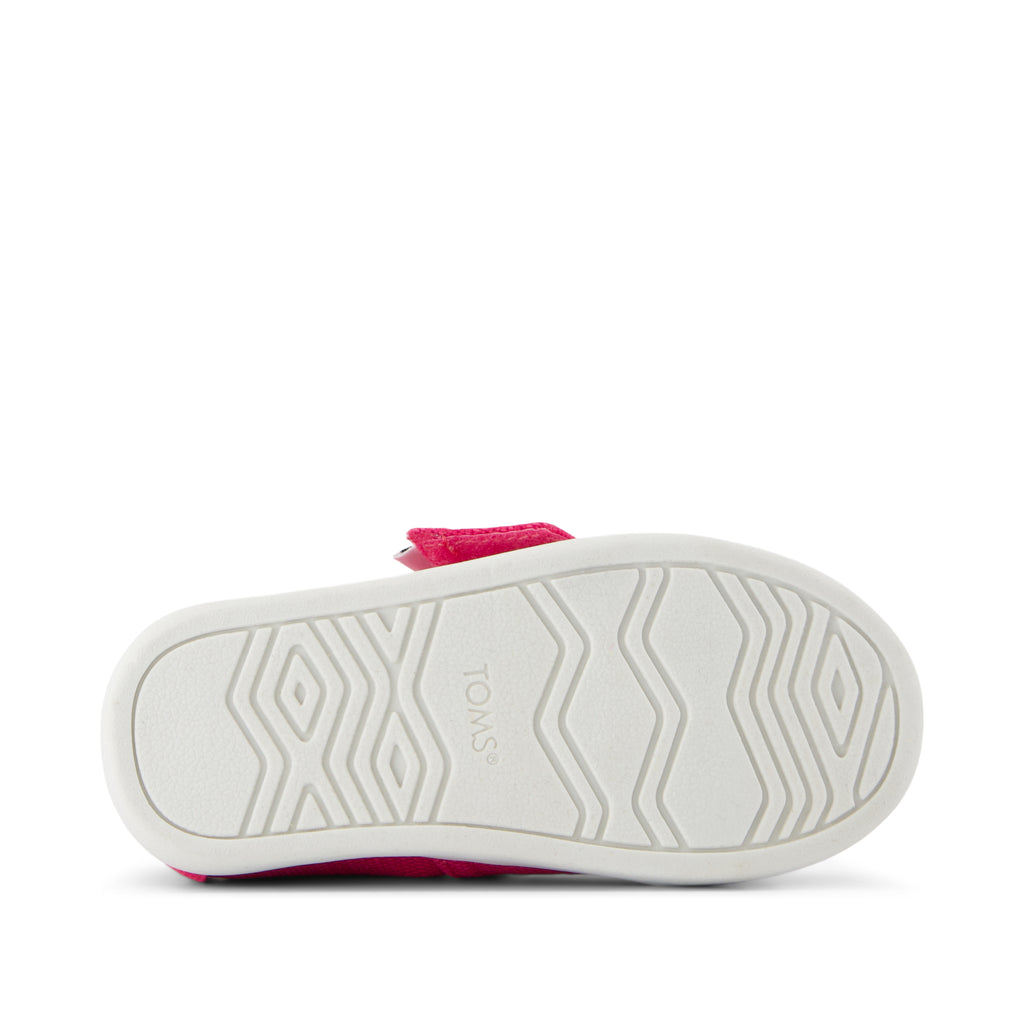 Alpargata Classic Toddler Shoe - Fuchsia Heritage Canvas Bottom Sole View
