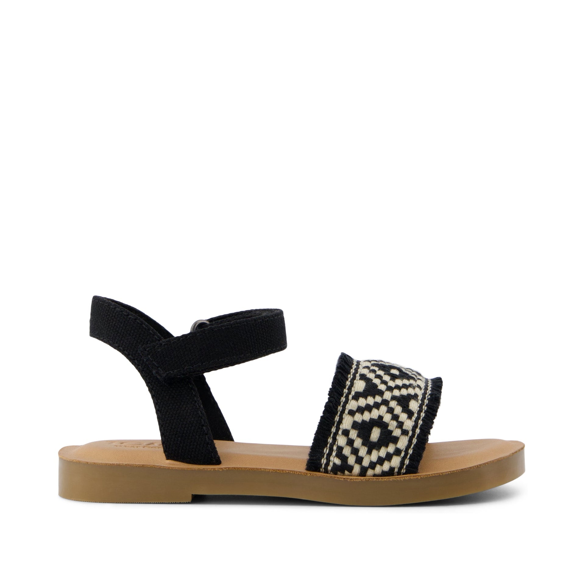 Remi Ankle Strap Toddler Sandal Black Diamond Global Strap-USE CODE: FAM30