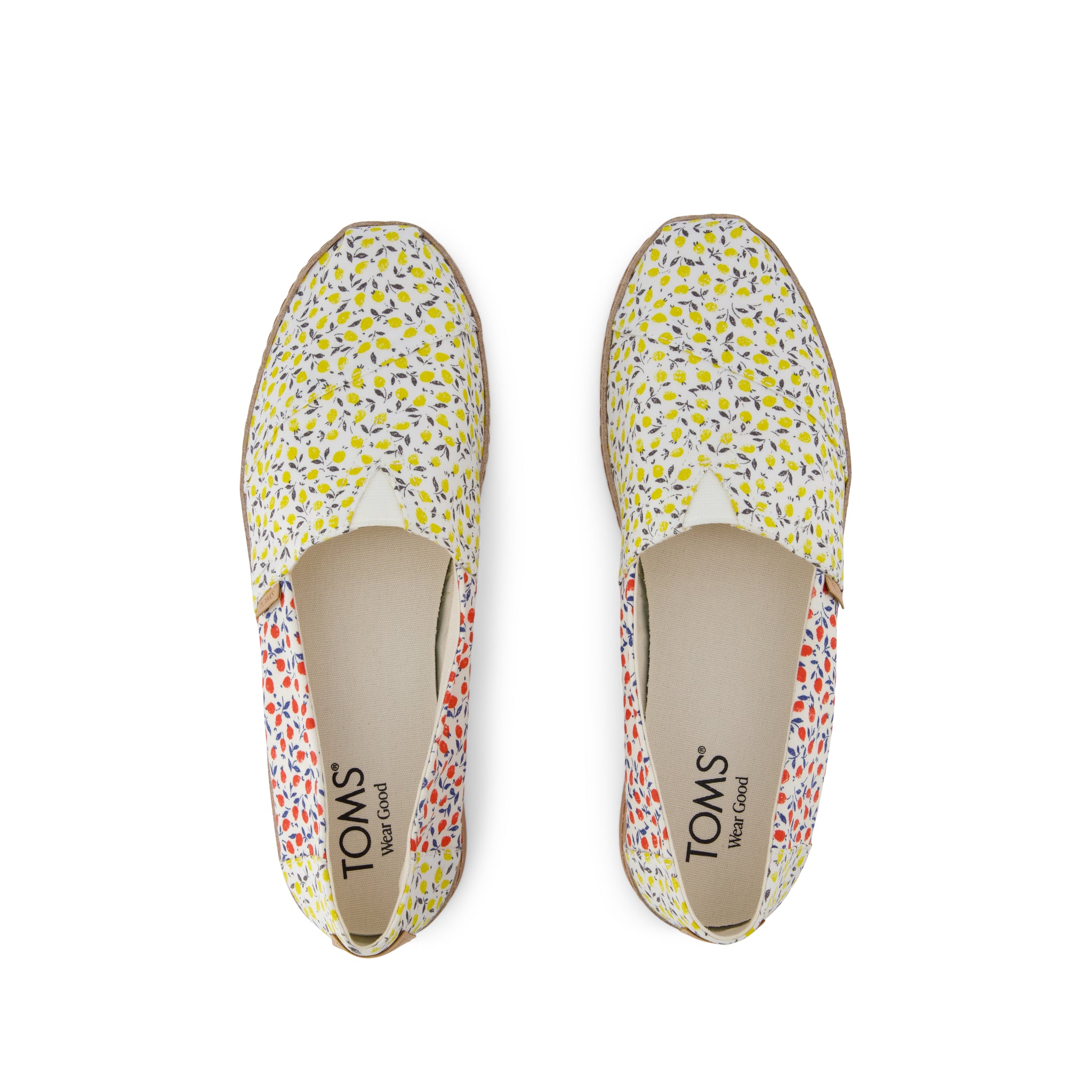 Alpargata Leather Wrap Yellow Multi Liberty Print