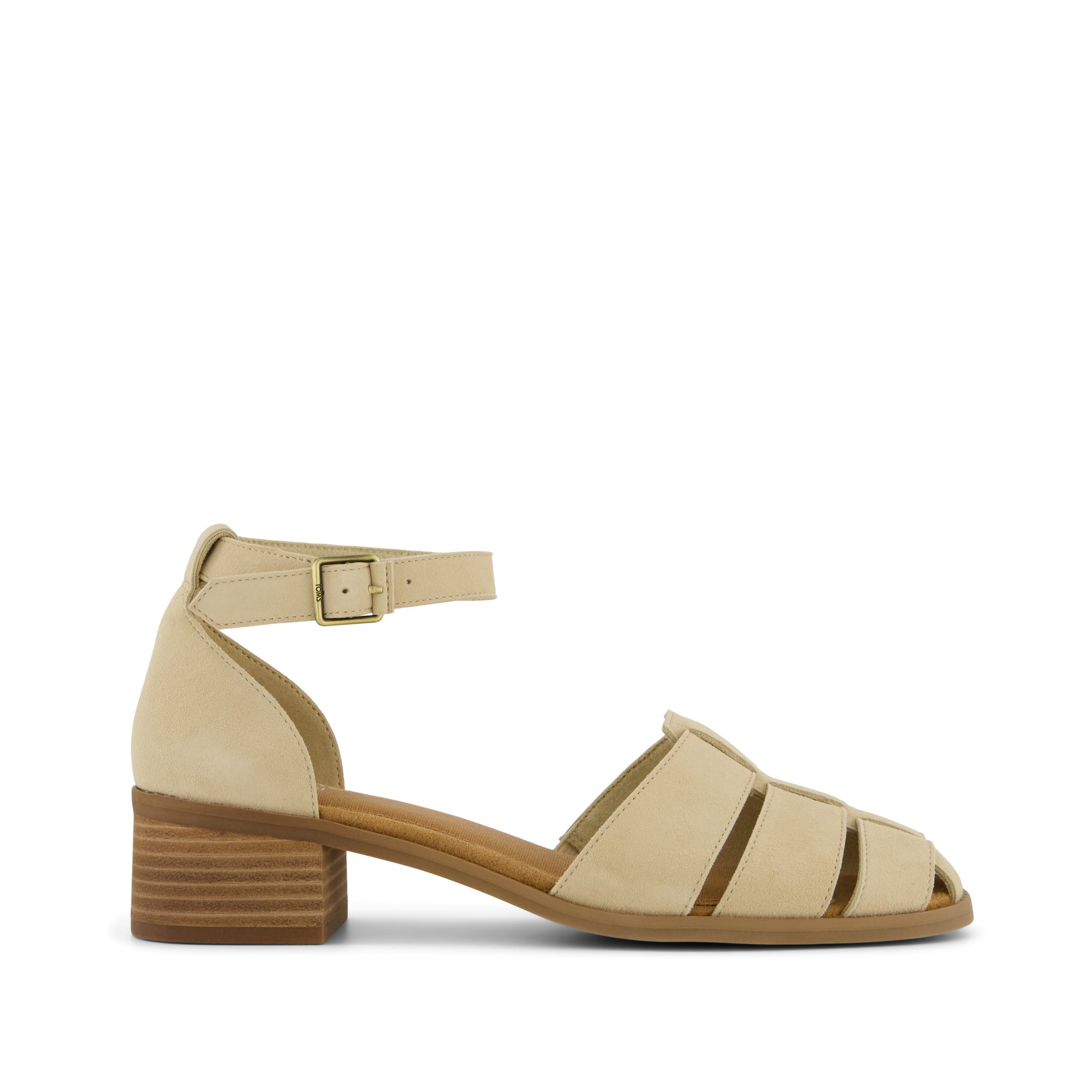 Jaclyn Fisherman Heel Almond Kid Suede – TOMS.com