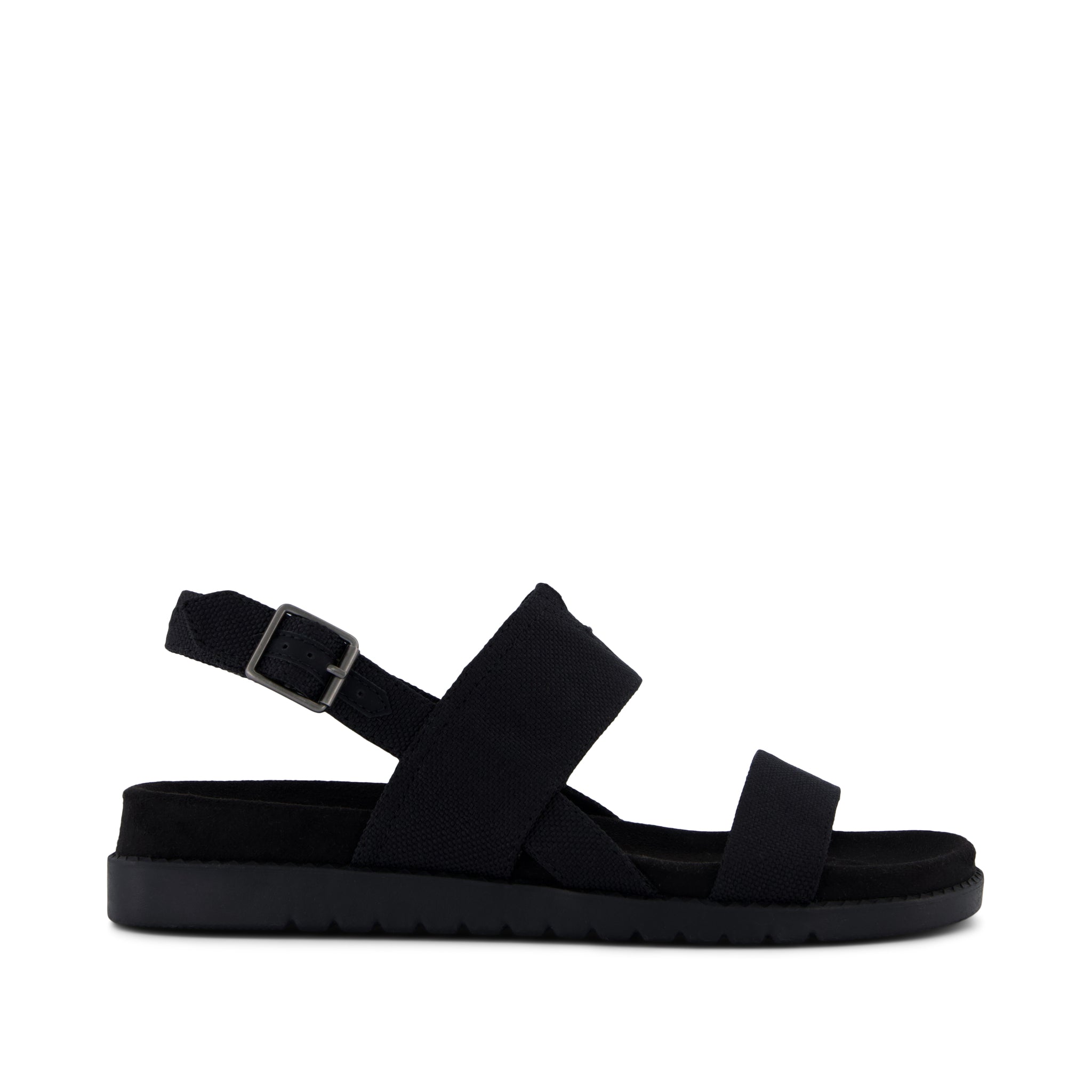 Marin Strap Sandal Black Heavy Canvas – TOMS.com