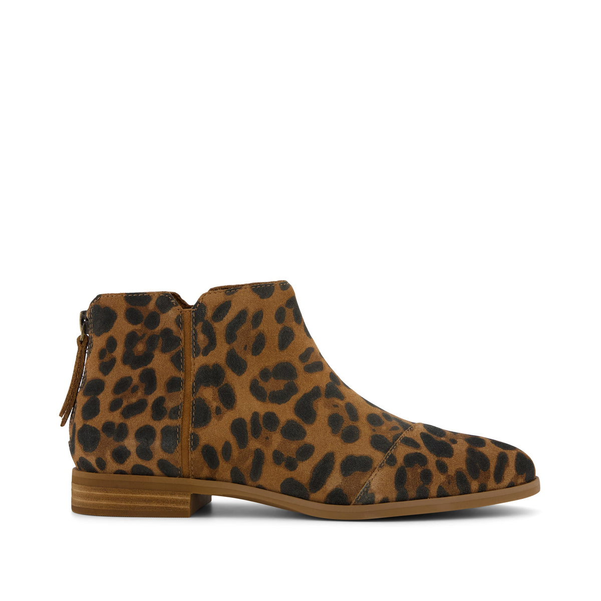 Womens Rylie Ankle Boot Brown Sugar Leopard Suede – TOMS.com display picture 1